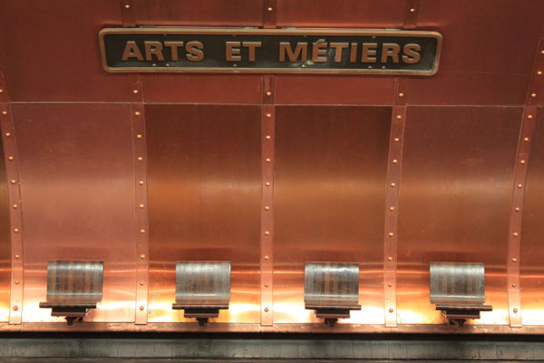 U-Bahn Station Arts et Metiers