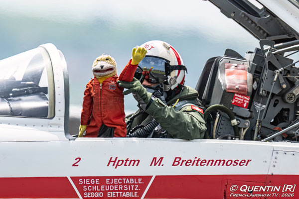 Patrouille Suisse Meeting de l'Air BA709 Cognac 2026