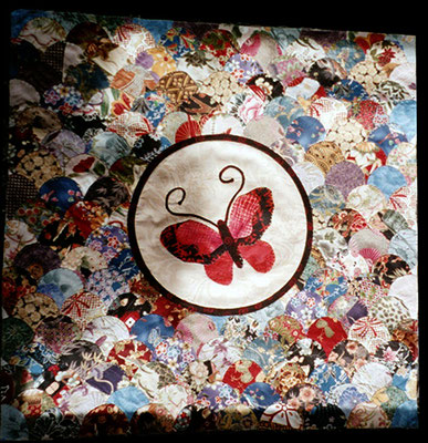 Butterfly wall quilt