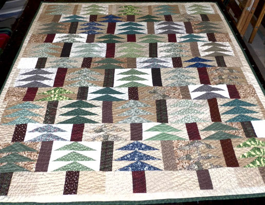 Forest quilt for Beau Mutz