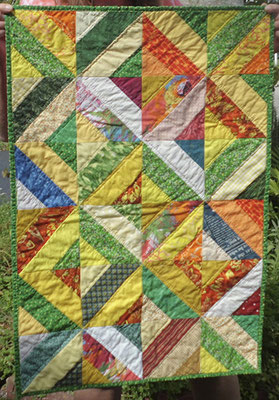 Scrap Quilt 2021 small wall quilt