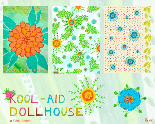 Kool Aid DollHouse - Textile