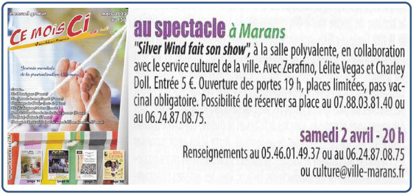 Silver Wind fait son show - Mars 2022 - Tenue de la restauration rapide et de la buvette