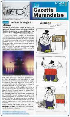 Magic Show - La Gazette - Mars 2022