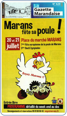 Marans fête sa poule 2019 - La Gazette marandaise - Juillet 2019 - Encart 2