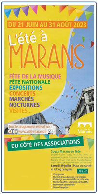 Soyez Marans en fête - L'été à Marans - Juillet 2023