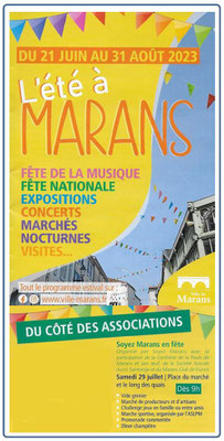 Soyez Marans en fête - L'été à Marans - Juillet 2023