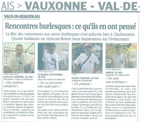 5e rassemblement - Clochemerle