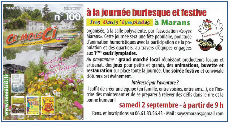 1res Oeufs'lympiades - Samedi 2 septembre 2017