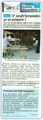 Marans fête sa poule 2019 - La Gazette marandaise - Juin 2019