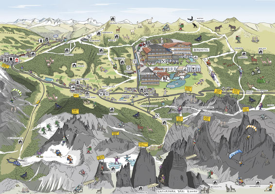 Bildmotiv "Bergwelt". (c) H. Mercker