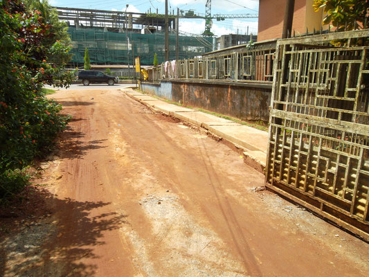 2014: De drainage is aangesloten op het riool van de gemeente.