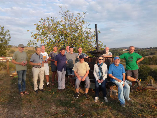 Les vendanges en 2020 à la butte du stade