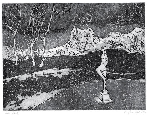 Im Park, 2006, Aquatinta, 20x15