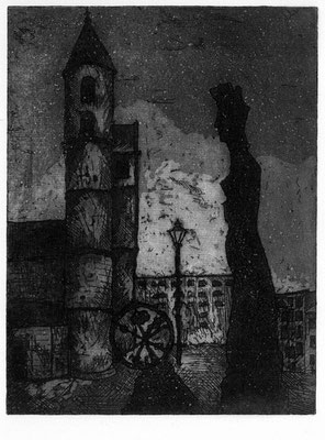Magdeburg, 2012, Aquatinta, 20x15