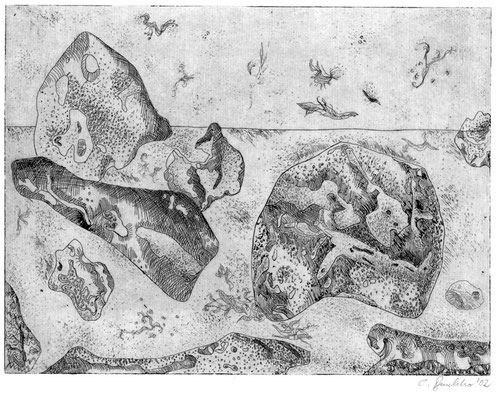 Ohne Titel, 2002, Strichäzung, 15x20
