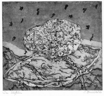 Das Schiffchen, 2007, Aquatinta, 18x18