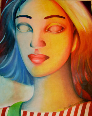 "Rainbow-Spirit" Oil on Canvas 
