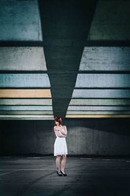 Model, Farbe, Parkhaus, Pforzheim, Portrait, Fotograf