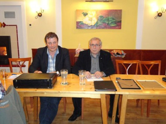 Gruppenleiter Hubert Pfeiffer mit Gruppenleiterstv. Alfred Böhm