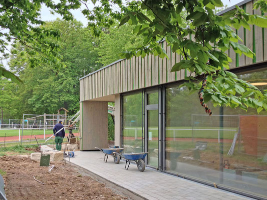 Erweiterung Kinderhaus Hagelloch, Südwestseite