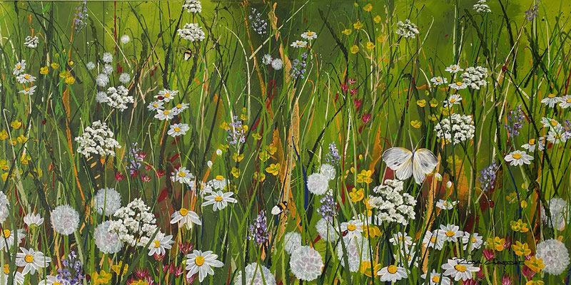 In der Fülle.    120x 60.   Acryl auf Leinwand. 20252600