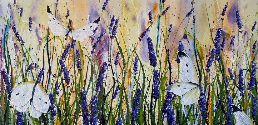 Sommer Duft Freiheit  100x60        Acryl auf Leinwand         20241600