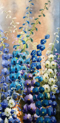 Aus dem Vollen  30x60   Acryl auf Leinwand                           2022490