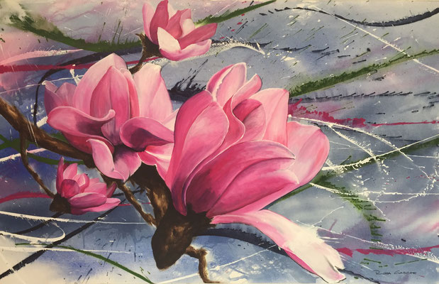 Die Kraft in Mir    130x80    Acryl auf Leinwand.                   20222500