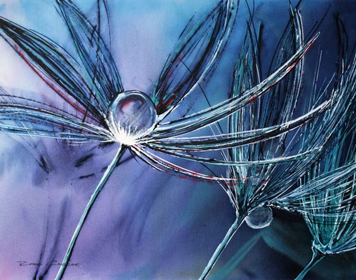 Das Wunder des Feinen  90x70  Acryl auf Leinwand              20201200