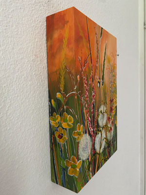 Lichtvolle Liebelei    20x30x6           Acryl auf Holzkistli           2022330