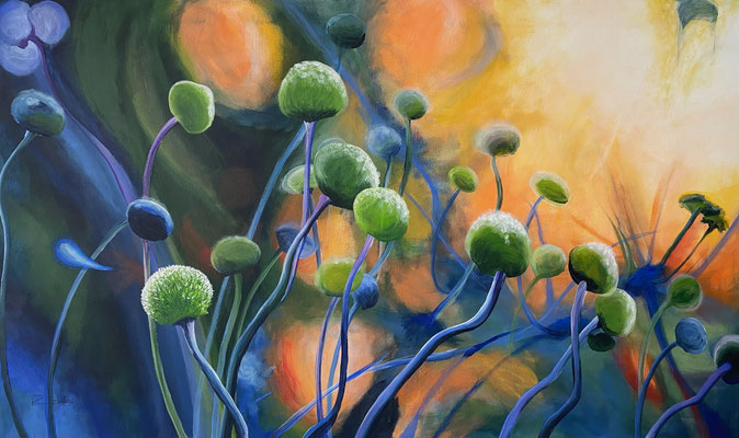 Verkauft!     Lichtvoll    100x60    Acryl auf Leinwand             20221900