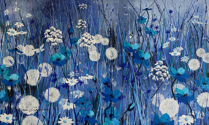 Eintauchen.   100x60.   Acryl auf Leinwand.      20252100