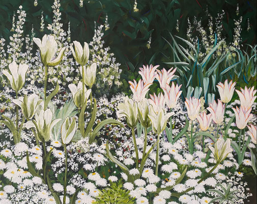 Zauber des Neuen       100x80       Acryl auf Leinwand          20232400