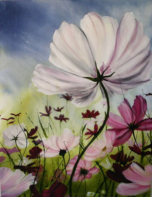 Sommerliebe 70x90Acryl auf Leinwand