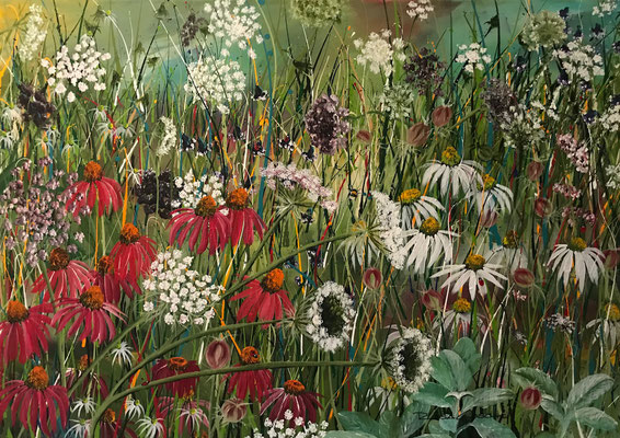 Reichtum und Fülle.  100x70  Acryl auf Leinwand 20202400