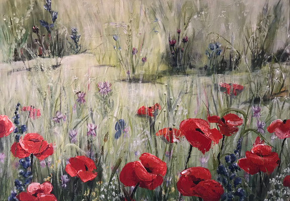 Verkauft!       Spüre die Kraft    100x70    Acryl auf Leinwand                        20202200