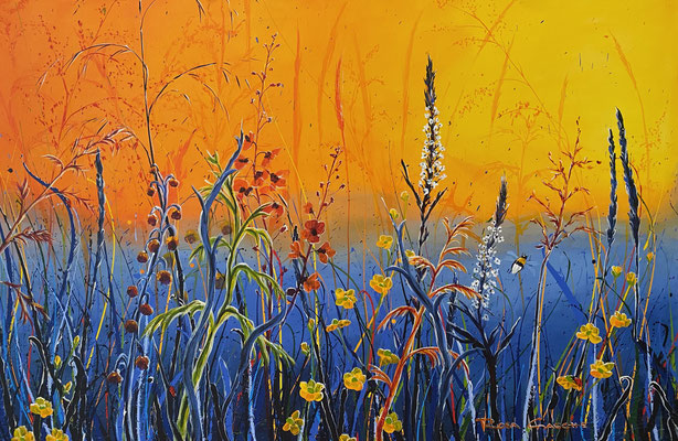 Lebensfeuer   120x80.  Acryl auf Leinwand.   20252800