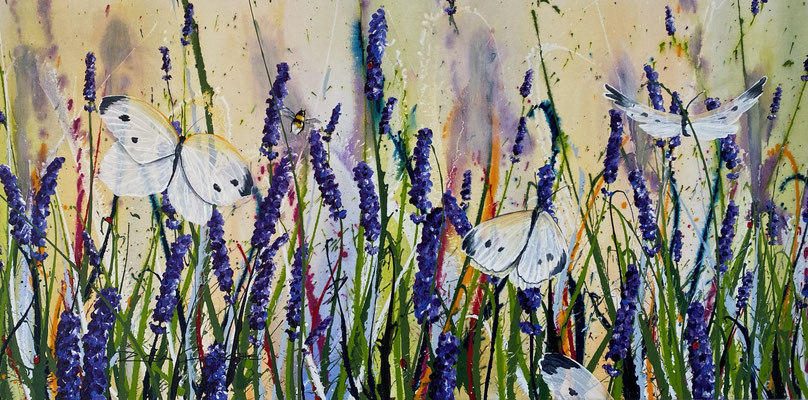 Sommer Duft  100x50       Acryl auf Leinwand              20241300