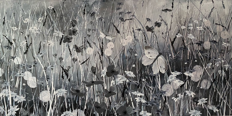 Das höchste der Gefühle    120x 60  Perl-Acryl auf Leinwand  20212900