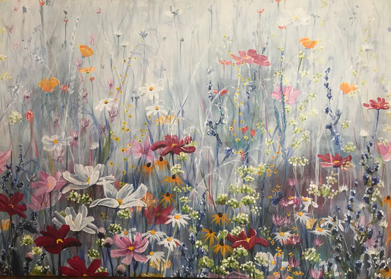 Verkauft!  Leichtigkeit des Seins   100x70   Acryl auf Leinwand