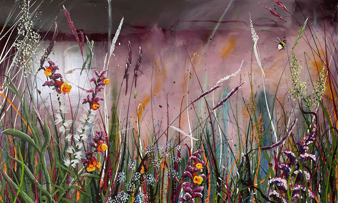 Zauberhaft.    Mixed Media auf Leinwand 130x80.        20254200