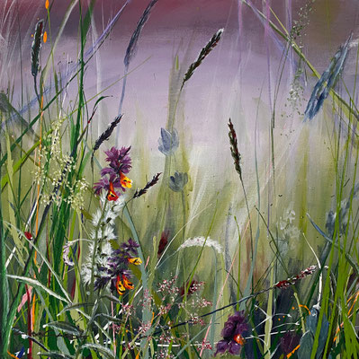 Verkauft!     Heimat-Mätteli   40x40  Acryl auf Leinwand         2020450