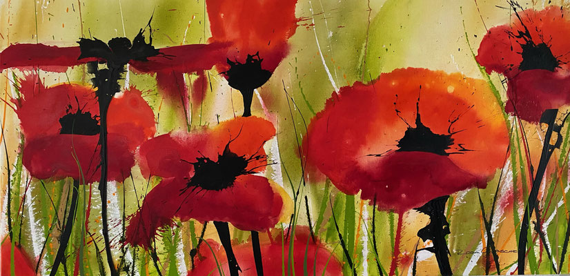 Ich Bin   120x60          Acryl auf Leinwand   20211900    