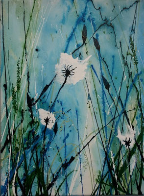 Sommer Gruss      30x40     Acryl auf Leinwand