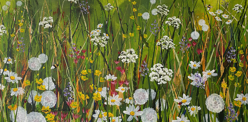 Fülle Fülle.   100x50.    Acryl auf Leinwand.      20251700