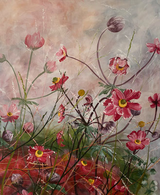 Reserviert! Frech, Wild und Frei   100x120  Acryl auf Leinwand               20213600