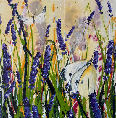 Duftender Sommer  40x40        Acryl auf Leinwand              2024450