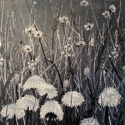 Im Mondschein  40x40  Perl-Acryl auf Leinwand                     2021580