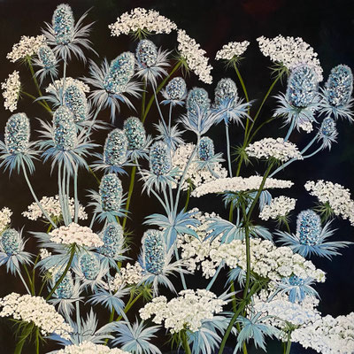 Edle Schönheit           100x100   Acryl auf Leinwand     20243000